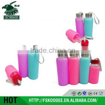 Fashion Custom Glass Bottle Custom Shape/ Special Shape Glass Water Bottle