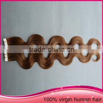 2015 Hot Selling 5A Grade Quality Pu/Tape Hair Extension Real Peru Human Hair Extension photo-6