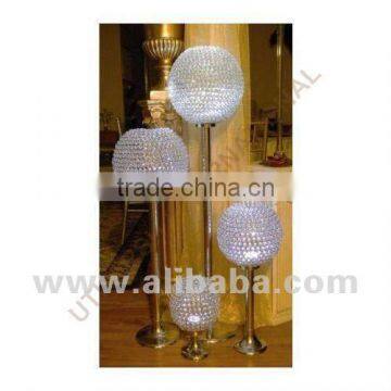 Crystal ball candelabra/Crystal globe candelabra/Wedding candelabra/wedding centrepieces