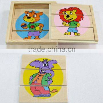 wooden educational jigsaw puzzle/toy for kids