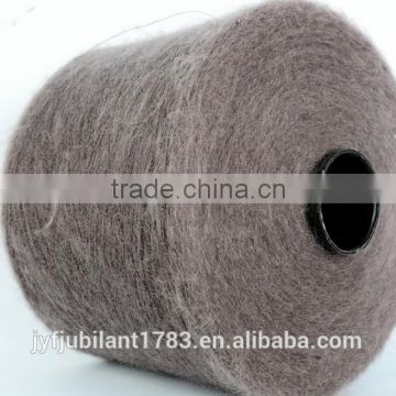 13s 100%wool mohair fancy yarn for knitting/weaving