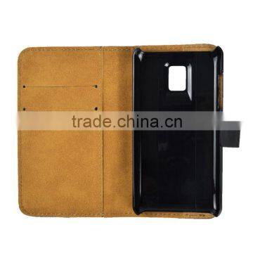 Leather Case Flip Cover with Card Slot Wallet For LG P990