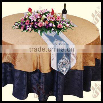 high quality for cheap jacquard banquet table cloth