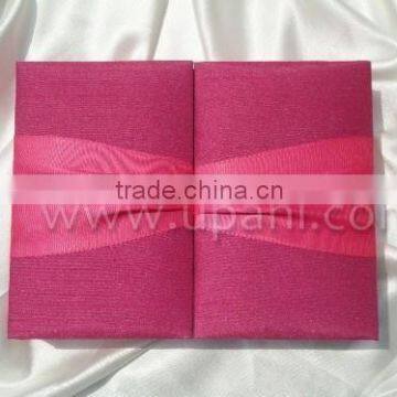 Dupoini Silk Wedding Invitation Box photo-3