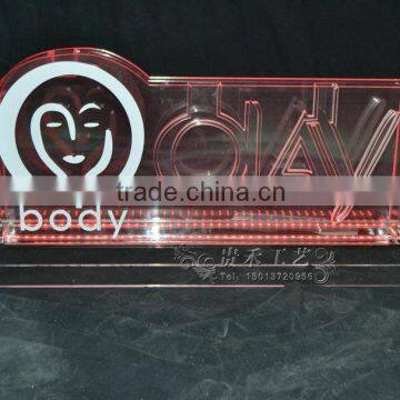 High Quality Acrylic Lucite Ice Sculpture With LED in Edge photo-2