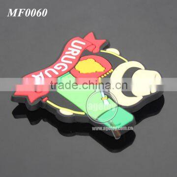 Soft Rubber Injection Molding Camping Sports Bottle Bag Cap Eco-friendly Soft PVC Uruguay Custom Personalized Fridge Magnet photo-4