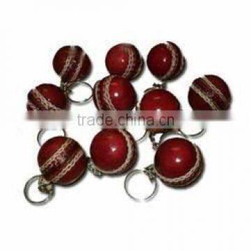 Cricketball Keychain made bay Leather