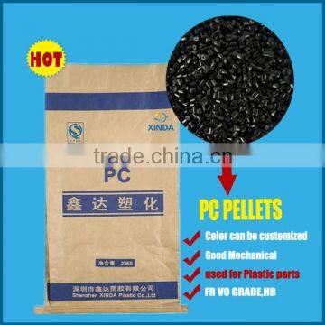 Black Color High quality Injection molding grade Polycarbonate PC Resin PC pellets GF 30