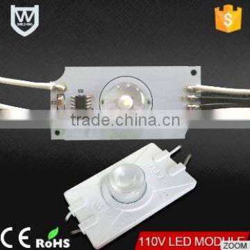 China manufacturer 3W high power led module with CE Rohs super brightness 110V injection led module for advertising sign                        
                                                                                Supplier's Choice