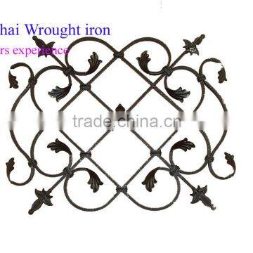 wrought iron rosette scroll bending component for balcony railing