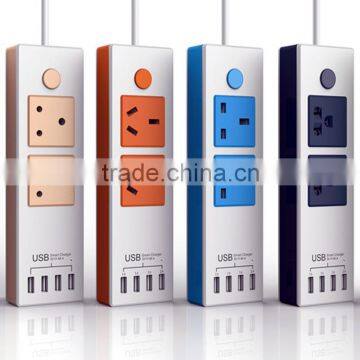 floor electric socket outlet,multi port travel socket,multiple power socket with phone charger