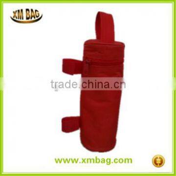 China supplier offering insulating milk water bottle holder with hook and loop straps to fix on baby car, red or blue color for italy