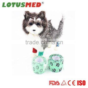 First aid vet wrap cohesive bandage blue horse dog