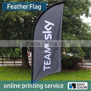 Custom High Quality Polyester Printing Advertising Flag Banner Flag Beach Feather Flag                        
                                                Quality Choice