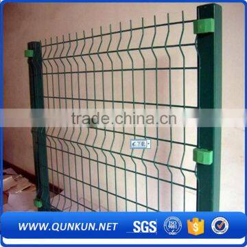 2m height pvc coated border green high quality PVC coated garden fence(china manufacturer)