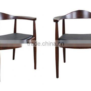 solid wooden dining armrest chairs