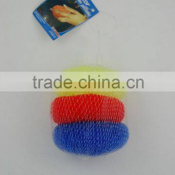 3pc 7g kitchen plastic mesh scourer