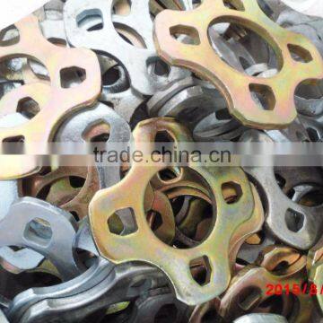 Q235 Color Plated Zinc Scaffold Ringlock Rossete Flange OEM