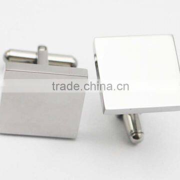Cufflinks Wholesale Laser Engraved Stainless Steel Cufflink New Design Laser Cufflink