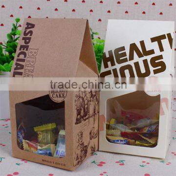 Handmade Feature and Art Paper Wedding Candy Box With Window photo-5