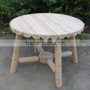 wooden table