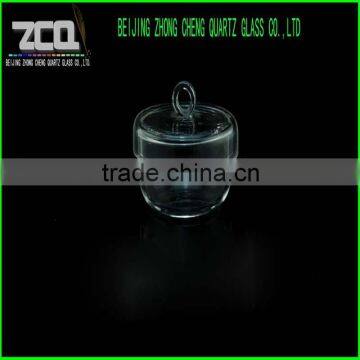 Customized Quartz Glass Flask Fused Silica Crucible photo-2