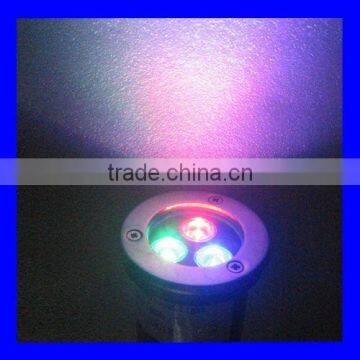 3*1w Underground,RGB Inground lamp