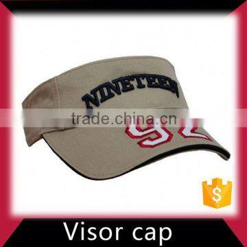 sports plastic vision sun visor cap