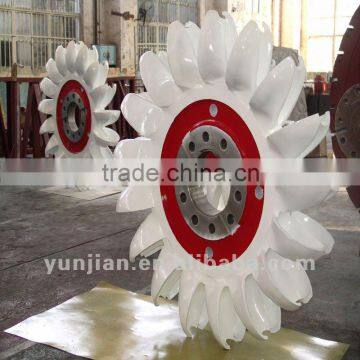 Pelton water turbine for hydro electric power plant 320KW generator