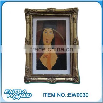 souvenir polyresin beauty photo frame