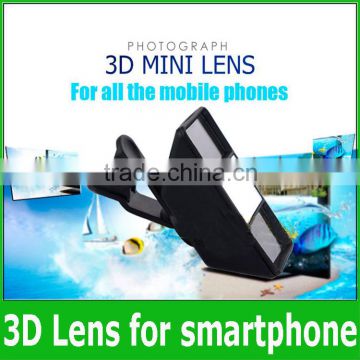 Factory price 3d Lens for Iphone 6 6s Plus 5 5s Samsung Galaxy S5 S6 Edge Note 4 5 Xiomi Smartphone Camera Lenses Phone