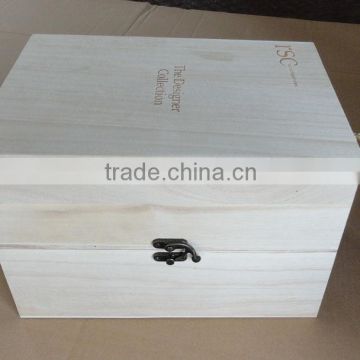 New design and hot sell pine wooden box for Tea, Craft, Jewelry, Exhibition , wine, beverage