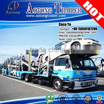 2016 Made in China hot sale vehicle transporting car hauler / car carrier semi trailer                        
                                                Quality Choice