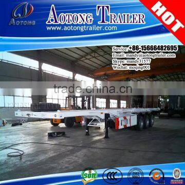 2 axle or 3 axle 20ft 40ft Skeleton Semi Trailer container chassis trailer for sale