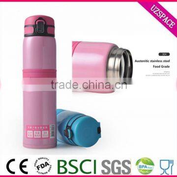 304 Stainless Steel Vacuum Bottles fashionable 410/480ml daily use