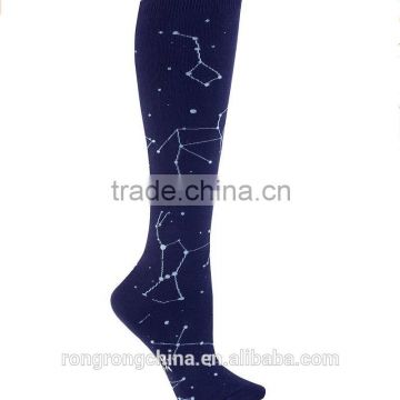 2016 News High Quality Constellations Compression Knee High Socks