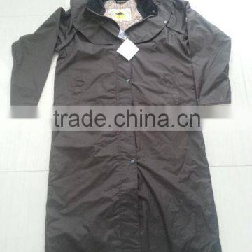 Fashion waterproof unisex horse riding coat