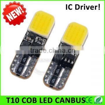 Free error COB t10 24V W5W 501 194 168 canbus LED car t10 led lighting bulb