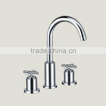 Satin Nickel Faucet(bath tap,double handle mixer)