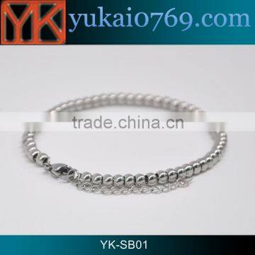 Yukai jewelry chain link stainless steel bracelet/butterfly charm bracelet