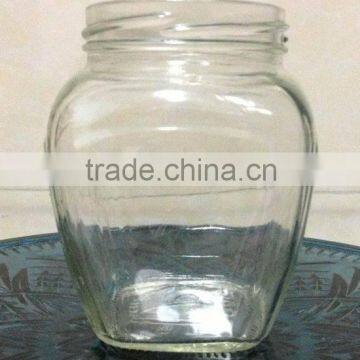 glass jars and metal lids shaped glass jars glass cream jar