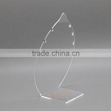 Custom Design And Size Acrylic L-shape Clear Necklace Stand photo-2