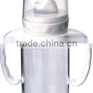 Heat resistant transparency Easy to clean borosilicate glass baby bottle