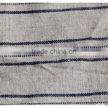 100% linen yarn dyed fabric