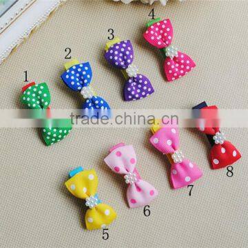 2015 Wholesale grosgrain baby ribbon bow