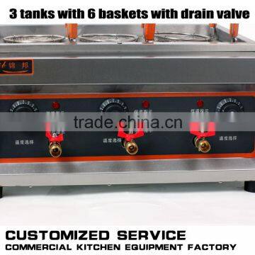 Commercial Kitchen Equipment 6KW Table Top Electric Automat Pasta Cooker Noodle Cooker From Factory. photo-2