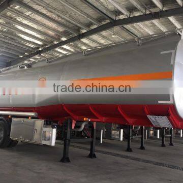 43000L Stainless steel oil tank trailer DOT SASO CCC certification