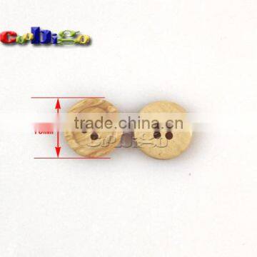 15mm(24L)Dia Deep Grain Imitation Wood Resin Round Buttons for Sewing Craft DIY Bag Appreal Accessories #FLN003-15B