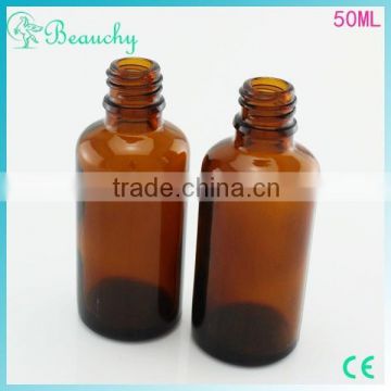 beauchy 2015 factory price 50ml amber glass oral liquid bottle with aluminum cap