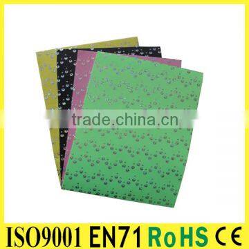 custom self adhesive paper color clothed eva supplier